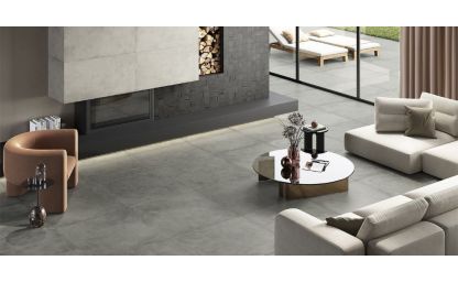 Gres porcellanato effetto cemento: l'essenza dello stile urban e contemporaneo