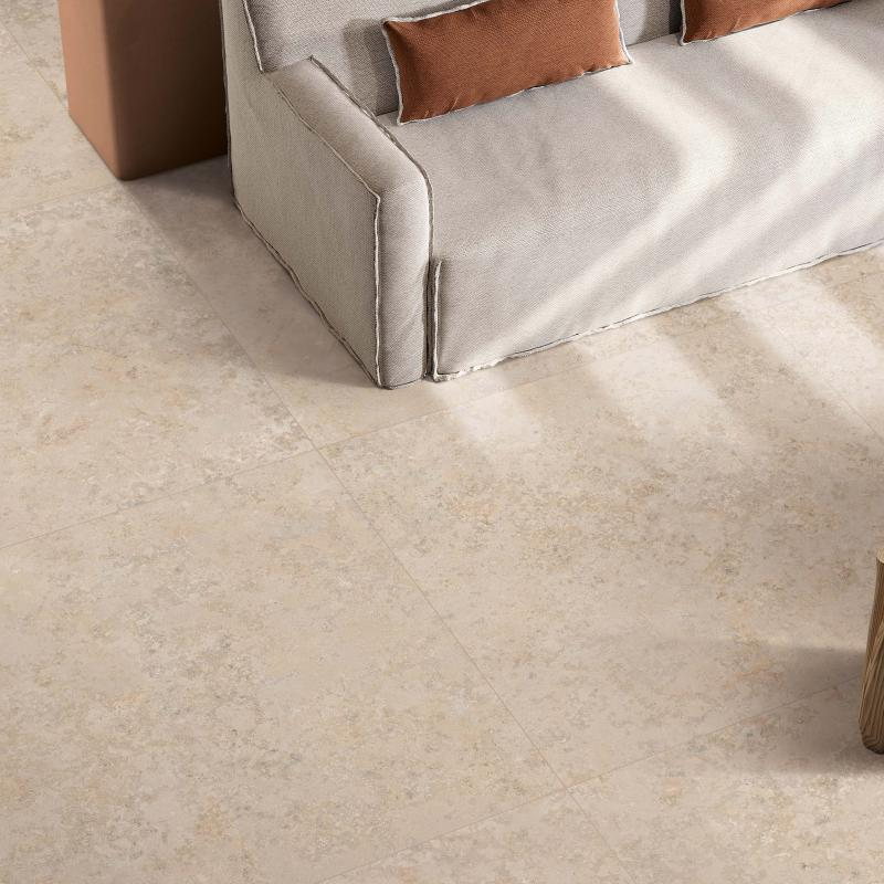 Pavimento in Gres Porcellanto Effetto Pietra Premium Beige 120x120 - CS25091