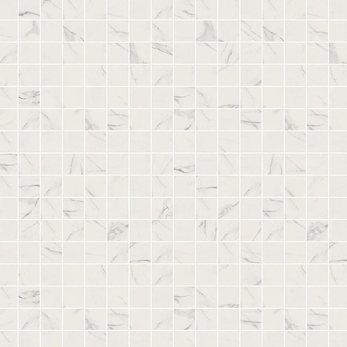 Mosaico Abk Sensi Classic Art Statuario White Lpp R 30X30 - 1SL09253