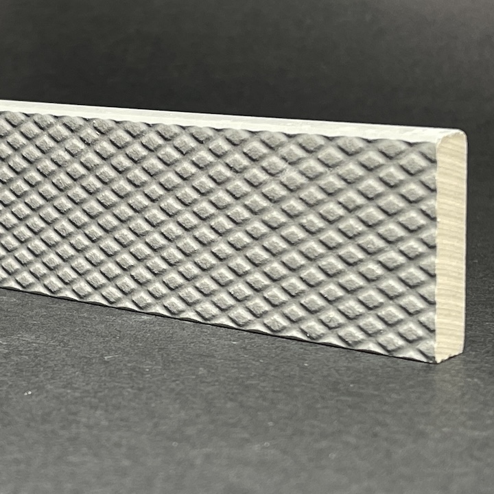 Battiscopa Uni Carrè Porcellana Grigia H.3,11cm X L.40cm