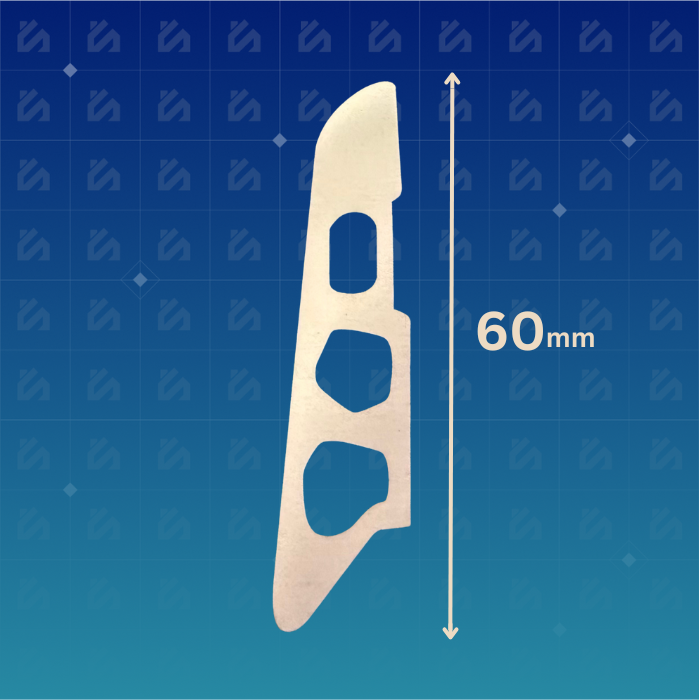 Battiscopa in PVC Rivestito in Film Coordinato 2,4lm - 10 pz (8kg)