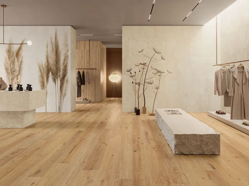 Pavimento in Gres Porcellanato Effetto Legno Naturale Caldo 20x120 - CS25014