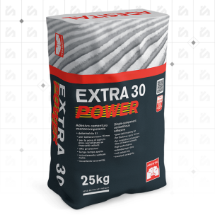 Adesital Extra 30 Power Grey C2TE-S1 - Adesivo per Piastrelle (25kg Sacco)