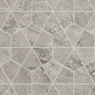 Mosaico Atlas Concorde Marvel Meraviglia Silver Majestic Hexagon Lapp. 40.3X46.6 - AJQ0