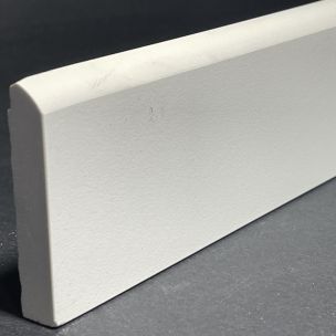 Battiscopa In Porcellana Bianco Nat H.7cm X L.74,8cm