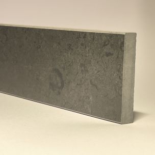 Battiscopa in porcellana marmo nero Nat H.7cm X L.59,5cm