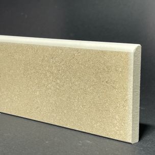 Battiscopa in porcellana beige H.7cm X L.60cm
