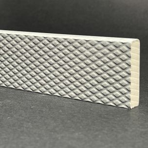 Battiscopa Uni Carrè Porcellana Grigia H.3,11cm X L.40cm