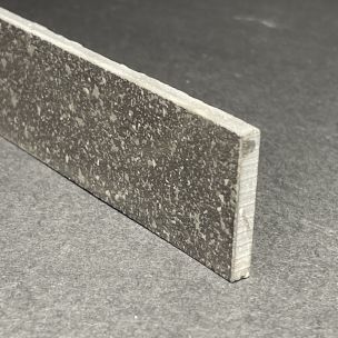 Rivestimento Battiscopa in Porcellana Nera H.3,8cm X L.120cm