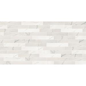 Italgraniti Marble Experience Statuario Lux Listello Mix Sq. 20X120 - MB01EAM