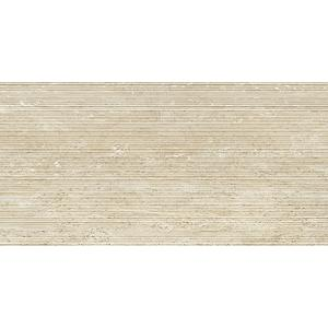 Italgraniti I Travertini Beige Vein Cut Ribbed Sq. 60X120 - TR03BAR