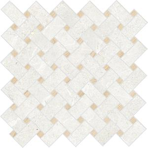 La Fabbrica Ava Noble Stone Basket White Nat Ret 29.7X29.7 - 199111