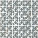 Abk Poetry Decor Stamp Paint Verdigris Nat  20X20 - 60010666