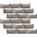 Mosaic Appiani Libra Shine Aluminum 30x37 (5x10) - LIB203S