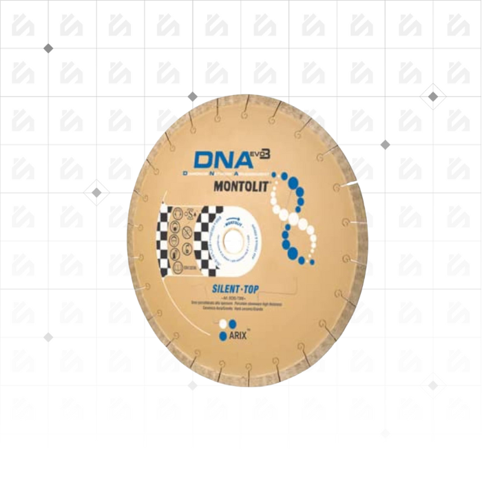 Disco Diamantato Silenzioso Montolit DNA Evo3 200mm h.9mm