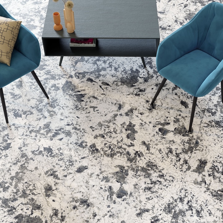 Gres Porcellanato Effetto Granito Bianco Opaco 60X120 - Eala196