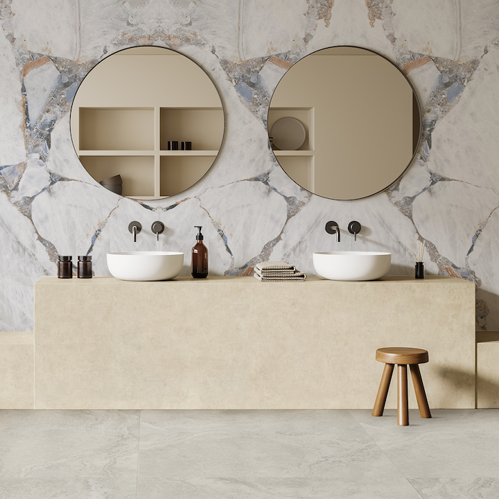 Gres Porcellanato Effetto Marmo Prezioso Bianco Opaco 60X120 - Ebrp194