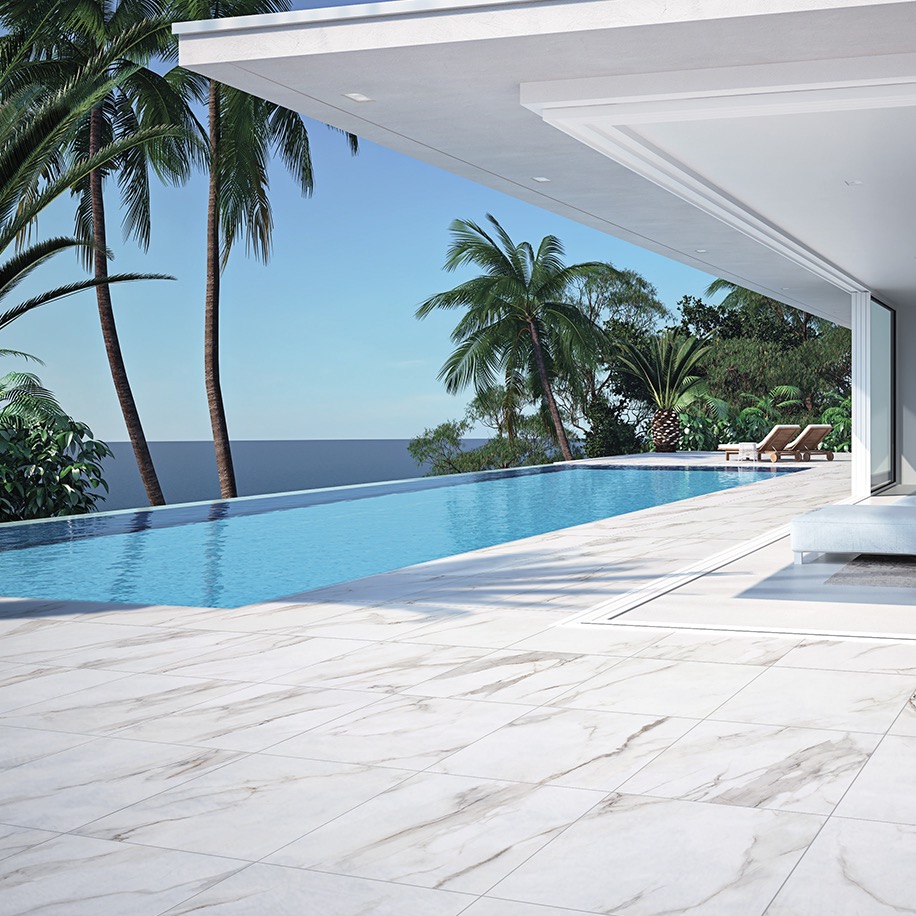 Gres Porcellanato Effetto Marmo Calacatta 20mm R11 Rt 60x120 - ECAA1714