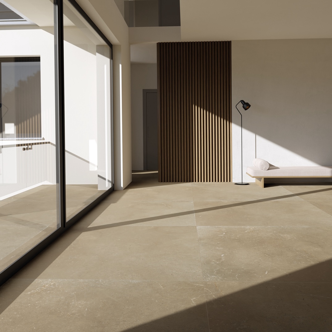 Gres Porcellanato Effetto Pietra Moderna Marrone Antiscivolo 80X80 - Ehsr1076