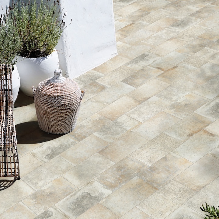 Gres Porcellanato Effetto Cotto Rustico Bianco Naturale 15X30 - Emog1477