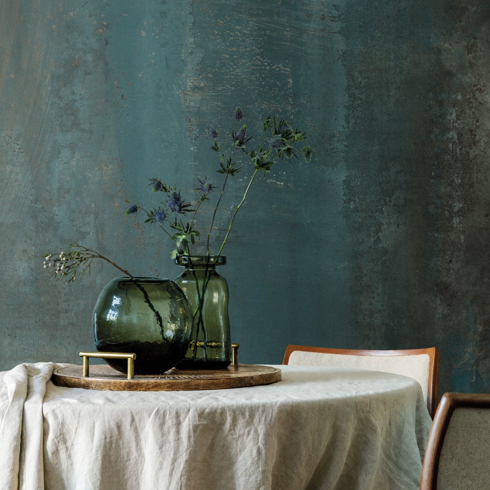 Gres Porcellanato Effetto Cemento Metallo Verde 60X120 - Eocm623