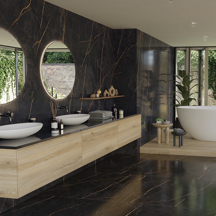 Gres Porcellanato Effetto Marmo Saint Laurent Lucido 60X120 - Esal209