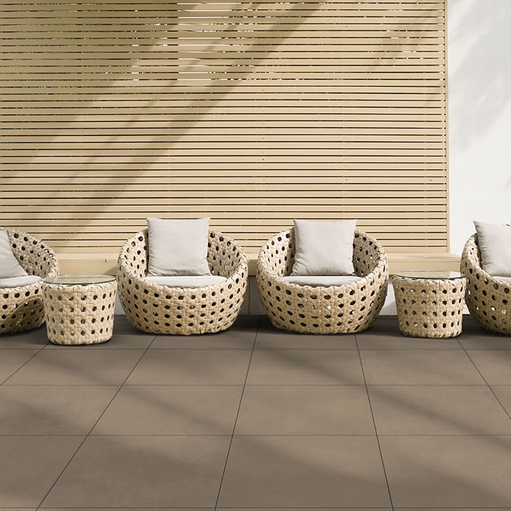Gres Porcellanato Effetto Resina Spatolato Marrone Antiscivolo 30X60 - Esce733