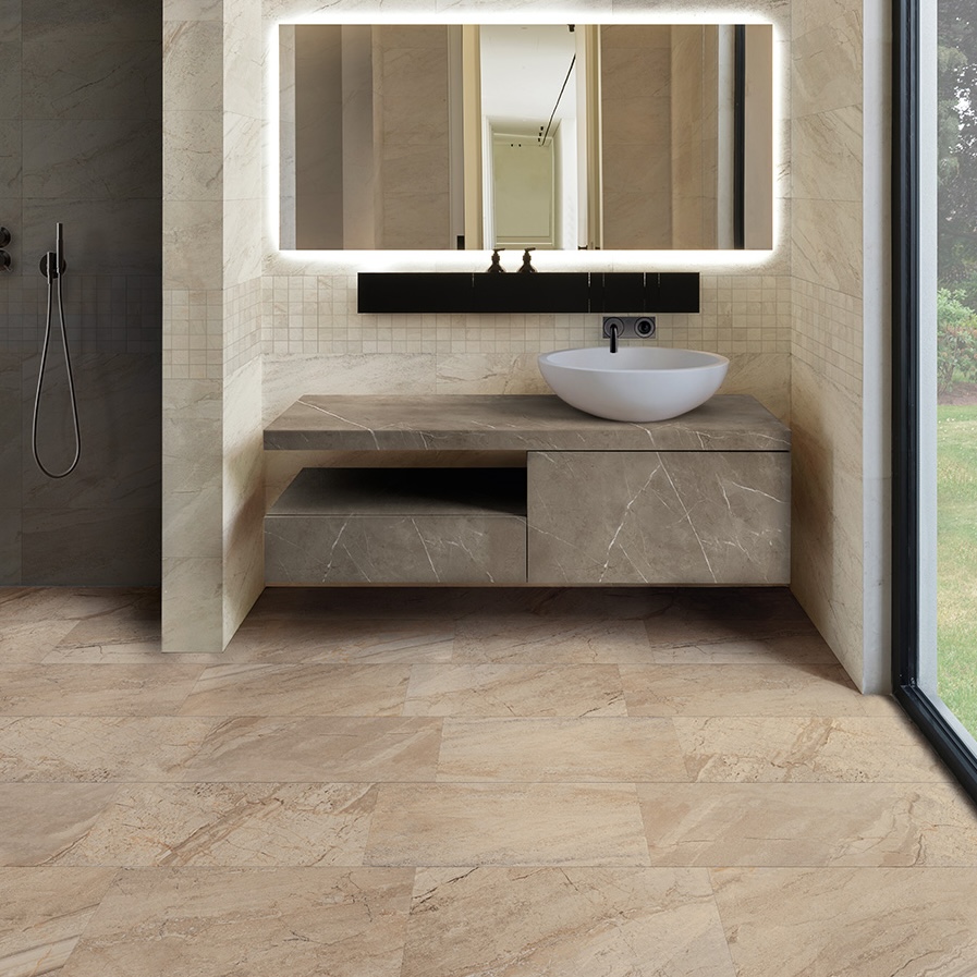 Gres Porcellanato Effetto Pietra Preziosa Marrone Naturale 30,8X61,5 - Eudt1302