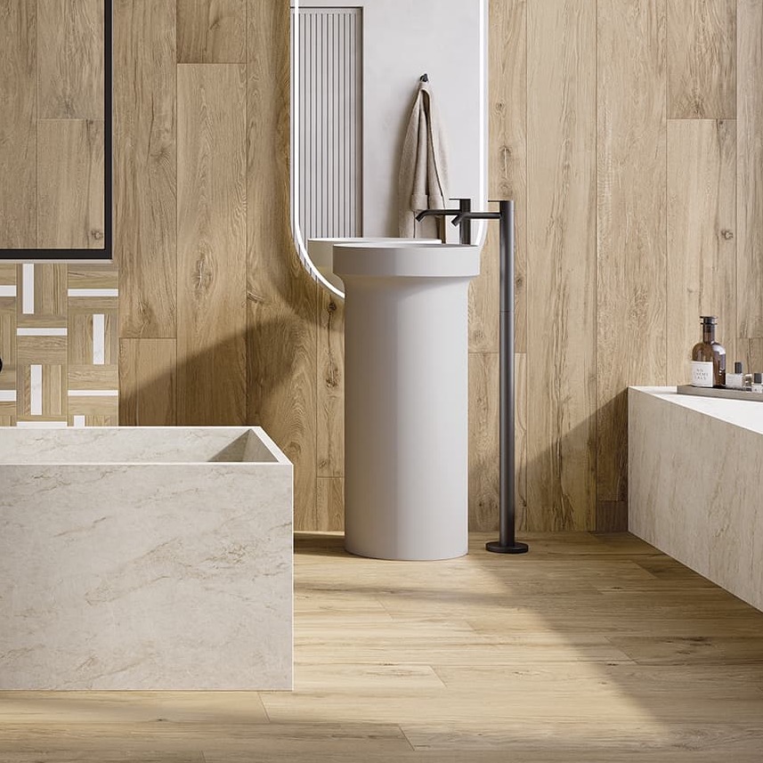 Listello Gres Porcellanato Effetto Legno Miele 20x120 - CS25101