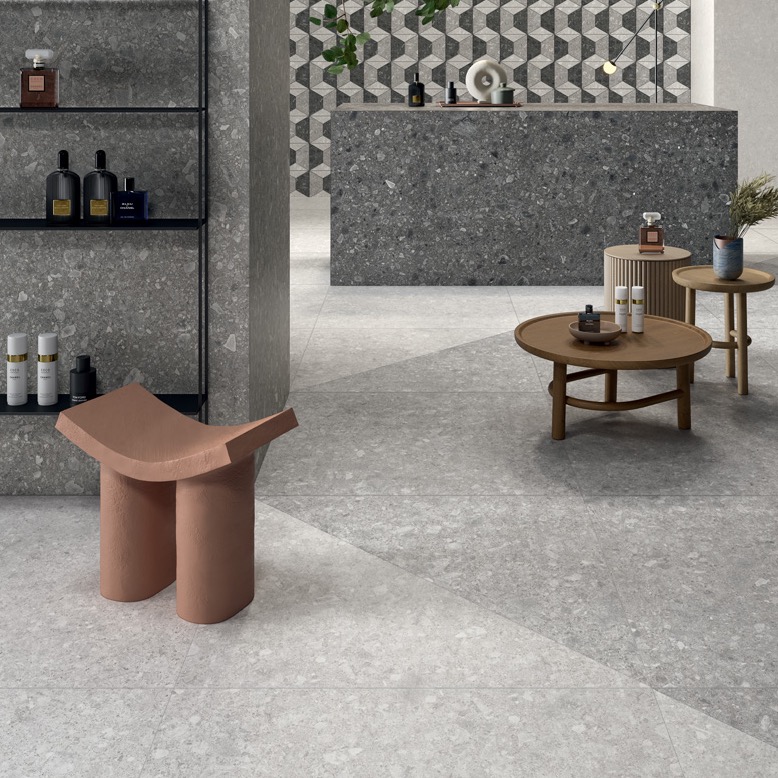 Lea Ceramiche Side Stone Hidden Mid Nat/Rtt 120X120 - LG8SD20