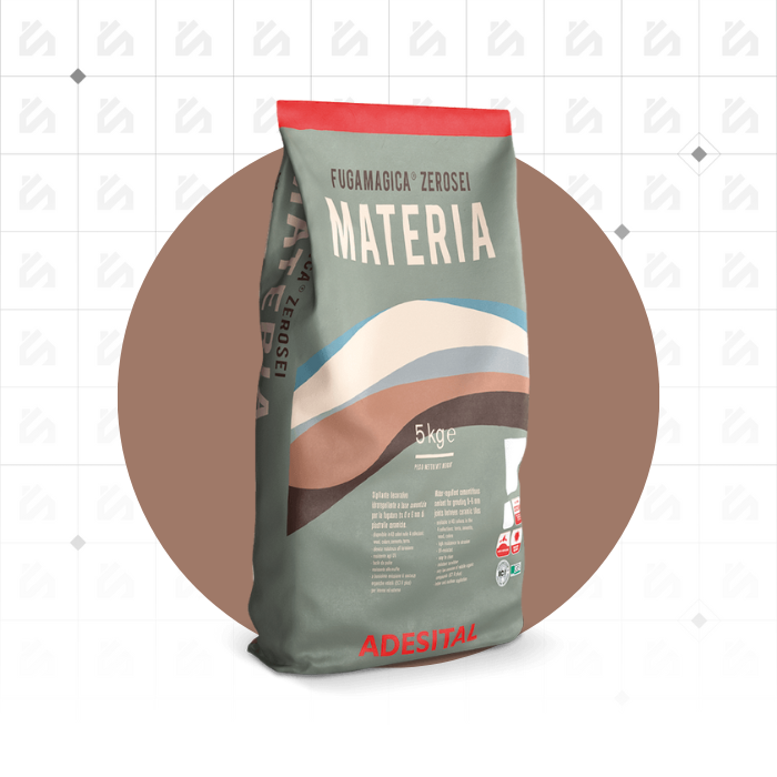 Adesital Fugamagica Zerosei Materia CASTAGNO 5kg - Malta per Giunti
